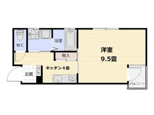 The stars mansion korimoto【3階】の間取り