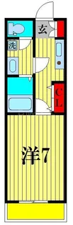 HF草加レジデンス【2階】の間取り