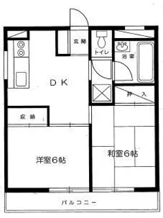 シャンボール新宿【4階】の間取り