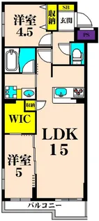 Lien(リアン)【2階】の間取り