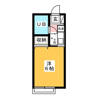 カーサ黒沼【1階】の間取り