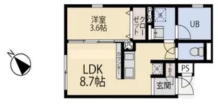 セドール代田橋【3階】の間取り