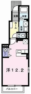 ルミエール カモチ A【1階】の間取り