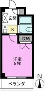 ハッピーライフ里2号館【3階】の間取り