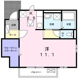 シャルマンヴィレッジ C【1階】の間取り