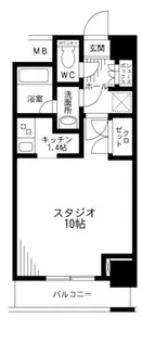 レジディア九段下【9階】の間取り