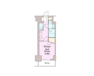 リージア曙橋【4階】の間取り