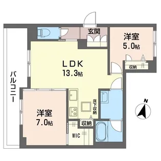 グレイスレジデンス【1階】の間取り