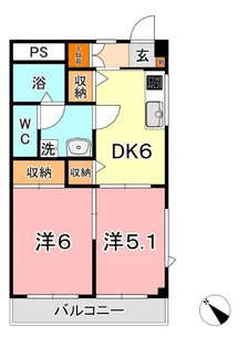 ファミーユ【2階】の間取り
