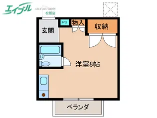 コーポKONISHI【2階】の間取り