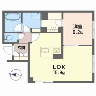 リ・カーサ【1階】の間取り