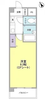 クレセントヒル・イースト【1階】の間取り