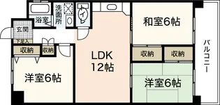 吉見園コーポ【2階】の間取り