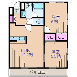 ルミエール妙蓮寺II【3階】の間取り