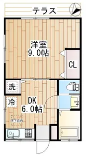 第二愛隣荘【1階】の間取り