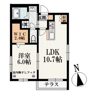 マミューズ【1階】の間取り