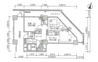 Jタワー西大井イーストタワー【18階】の間取り