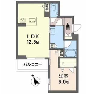 エリーズコート宇宿【3階】の間取り
