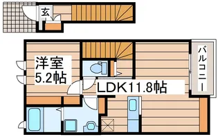 yui【2階】の間取り