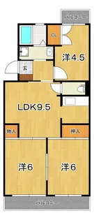 アネックスOZAWA【3階】の間取り
