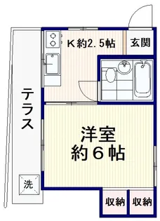 レジデンス田中【1階】の間取り