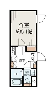 メゾン・ド・ロゼ川崎【4階】の間取り