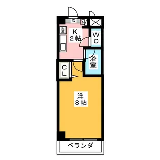 エクセル本陣【2階】の間取り