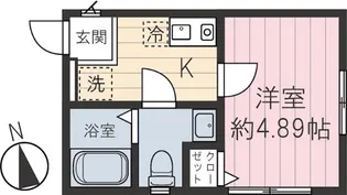チャルテ西早稲田II【1階】の間取り