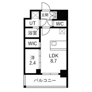 メイクス岩塚EAST【4階】の間取り