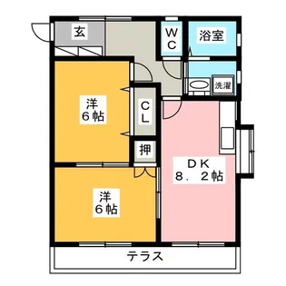 ペットシャトー【1階】の間取り