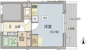コンポジット経堂【4階】の間取り