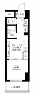 ヴィンテージ中目黒【3階】の間取り