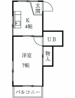 メゾンブランシェ【1階】の間取り