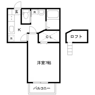 パークアベニュー国見【2階】の間取り