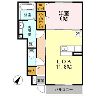 Makime (マキメ)【1階】の間取り