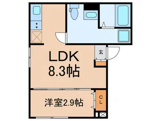 クリスタル御茶ノ水【5階】の間取り