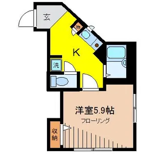 メディオ三鷹【2階】の間取り