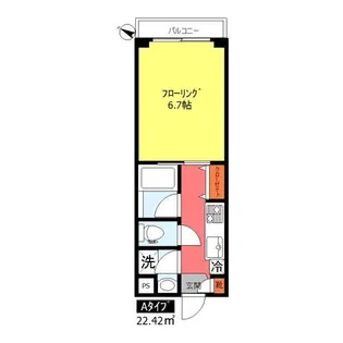 ボーテリジエール東雪谷【4階】の間取り