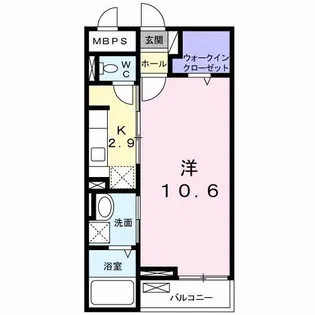 アルモニー メゾン【2階】の間取り