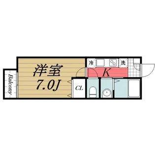 ソルテ四街道【2階】の間取り