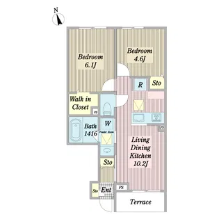 Sincere Terrace【1階】の間取り