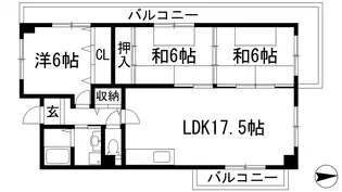 リゾうねの1【2階】の間取り