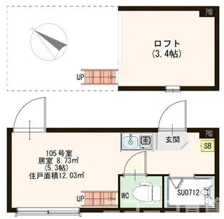 CRAISE【1階】の間取り