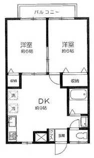 カーサー フローレ【1階】の間取り