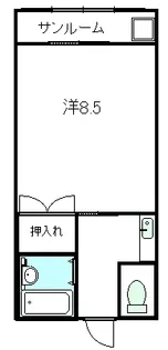 石川県白山市東柏町【アパート】の間取り