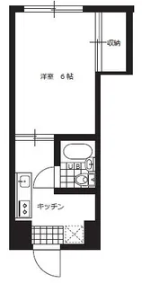 ドミール井上【1階】の間取り