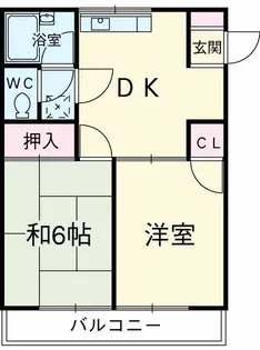 メゾン柏C【2階】の間取り