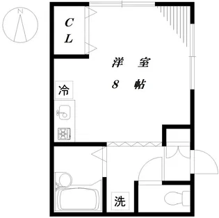 ポルト学芸大【1階】の間取り