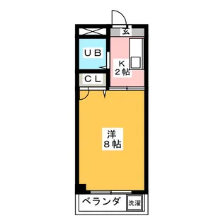 セジュールTAKU【2階】の間取り
