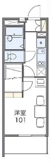 レオパレスカーサフィオーレ【3階】の間取り